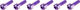 OAK Components Titanium Bolts for Eternal Stem - purple