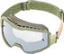 O'NEAL B-10 Striped Goggle - green-orange | silver mirror