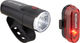 Sigma Aura 30 Front Light + Curve Rear Light Set (StVZO) - black