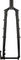 Surly Horquilla rígida Disc Trucker 28" - black/1 1/8"/28"/100 mm/12 mm Eje Pasante
