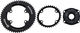 Rotor Manivelle de capteur de puissance INspider ALDHU Carbone Oval Q-Rings - noir/170,0 mm