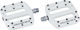 Burgtec MK4 Composite Platform Pedals - damn right white