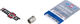 Pitlock Set de seguridad para eje pasante 17 RockShox - negro