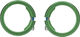 Peaty's Bagues de serrage Monarch Grips - emerald