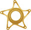 absoluteBLACK Étoile de Plateau E-Bike pour Shimano STEPS - gold