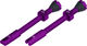 Peaty's Holeshot Fast Flow tubeless valves - violet | Presta Valve (SV) | 60 mm