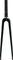 Columbus Futura Caliper SLX Carbon fork - black matte/1 1/8" - 1 1/4" tapered/28"/5 mm Quick Release