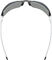 uvex Equate sports glasses - white matte/mirror silver