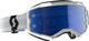 Scott Fury MTB Goggles - white | blue chrome afc works