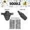 rie:sel design Bundle Youngstar Rahmenschutzset - doodle white