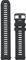 Garmin 22 Silicone Replacement Watch Band for Instinct 2 - graphite