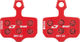 Jagwire Bremsbeläge Disc für SRAM/Avid - semi-metallisch - Stahl/SR-006