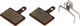 XLC Pastillas de freno Disco BP-O07 para Shimano/Tektro/XLC - naranja/Orgánico