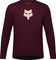Fox Head Youth Ranger L/S Jersey - dark maroon | S