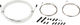 Jagwire Set de Câble de Vitesses 2X Sport - braided white