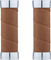 Brooks Slender leather handlebar grips for twist shifters on both sides Mod. 2023 - dark tan/100 mm