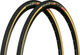 Challenge Strada Pro 28" Folding Tyre Set of 2 - black-brown/28 /25 mm/25-622