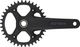 Shimano GRX Kurbelgarnitur FC-RX610-1 Hollowtech II - schwarz/172,5 mm 38 Zähne