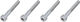 Burgtec Bolts for Direct-Mount Stem Spacers - silver/M6x40