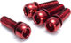 REVERSE Components Schrauben M6 x 18 für Bremsadapter - 4 Stück - red