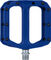 Burgtec Pédales à Plateforme MK4 Composite - deep blue