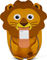 Affenzahn Small Friend Kids Backpack - lion | 4 l