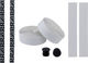 PRO Microfiber Smart Silicon Lenkerband - weiß