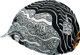 Cinelli Art Program Cycling Cap - louie cordero-lolobuko/one size