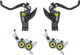 Magura Set de frenos de disco MT7 Pro HC Carbotecture d+t - black-mystic grey anodized/Set/Flip-Flop (no específico de lado)