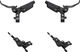SRAM G2 Ultimate Carbon Disc Brake Set - gloss black/Set/Flip-Flop (non-side-specific)