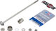 Pitlock Sicherung Set 05 Hinterrad - silber/170 mm