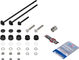 Pitlock Locking Skewer Set 02/BR for Front Wheel, Rear Wheel, Seatpost, Brake - black/universal
