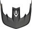 Troy Lee Designs Ersatzvisier für Stage Helme - stealth black