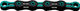 KMC DLC11 Waxed Kette 11-fach - black-celeste/118