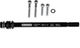 ORTLIEB Thru Axle M6-Connector Thru Axle - black/12 mm, 1,5 mm, 180 mm