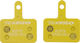 Tektro A10YS Brake Pads for Orion 2P - universal/Semi-metallic