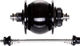 SON Deluxe Disc Center Lock Hub Dynamo - black/32 hole