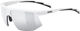 uvex Lunettes de sport Aerios - blanc | mirror silver