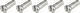Sapim CX-Ray Straightpull Speichen + Nippel - 5 Stück - silber/292 mm