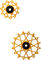 Garbaruk Schaltröllchen-Set 11 + 16 Zähne für Shimano 11-fach - gold
