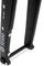 Seido RGT Carbon Gabel - black/100 mm/12 mm Steckachse/1 1/8" - 1,5" tapered/28"