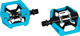 crankbrothers Pedales de clip/plataforma Double Shot 2 - blue-black
