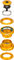 NC-17 Imperator S-Pro EC34/28,6 - EC34/30 Steuersatz - gold | EC34/28,6 - EC34/30