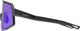 uvex Sequence CV Glasses - black matte | buzzy blue