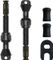 Lezyne Válvulas tubeless Clik TLR Pro - negro | Válvula Presta (SV) | 44 mm