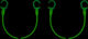 evoc Cargo Straps Spanngurte 2er-Pack - glow in the dark