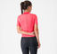 Castelli Maillot Anima Flow S/S pour Dames - brilliant pink hibiscus | S