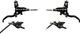 Hope Juego de Frenos de Disco EVO X2 con Latiguillo de Plástico - black-black | Set | left/right (side-specific)