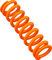 Fox Racing Shox Ressort en acier SLS Super Light pour course de 89 mm - orange/425 lbs
