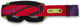 Fox Head Main Taunt Mirror Goggle - fluorescent red/red spark